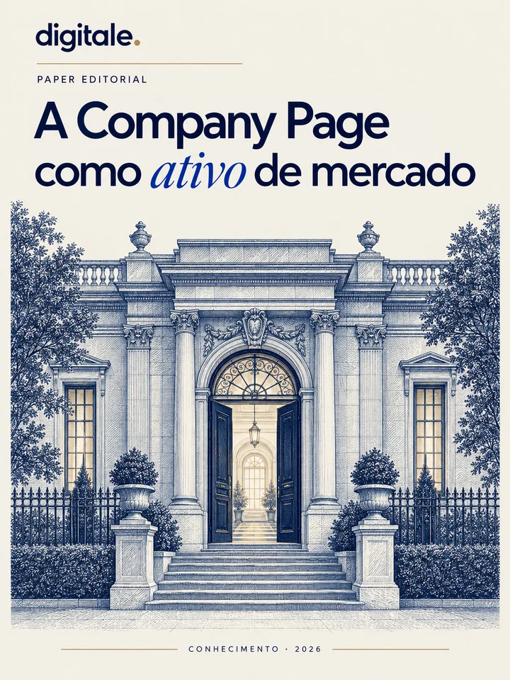 Capa de A Company Page como ativo de mercado