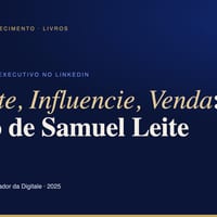 Capa editorial do livro Conecte, Influencie, Venda, de Samuel Leite, fundador da Digitale