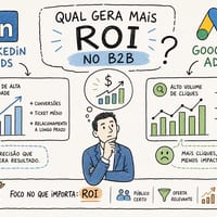 LinkedIn Ads ou Google Ads: qual gera mais ROI no B2B?