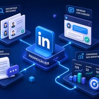 Prospecção B2B no LinkedIn: roteiro completo, scripts e resultados