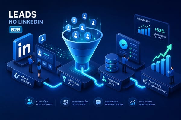 Geração de leads no LinkedIn: guia completo B2B 2026
