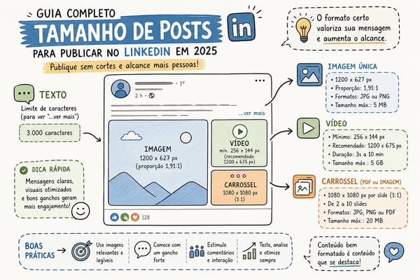 Quantos Caracteres Usar no Post do LinkedIn em 2026?